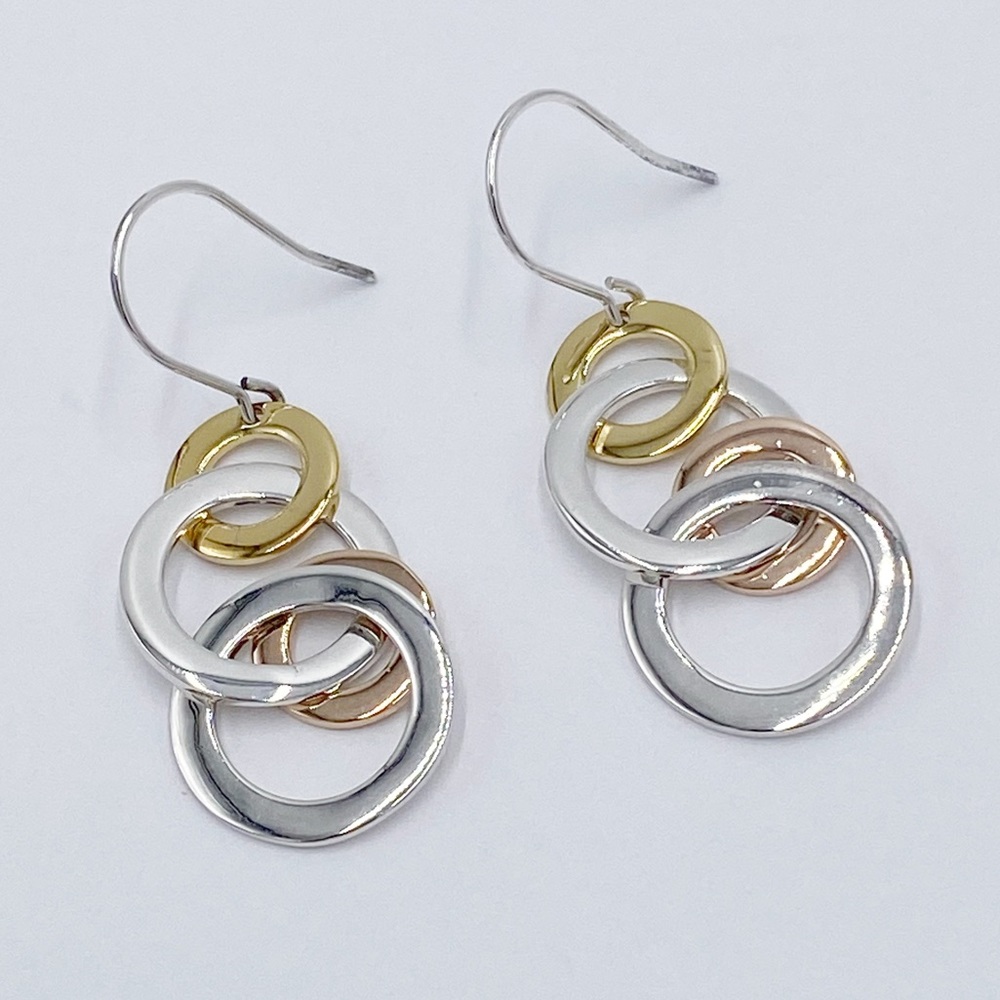 Charles Addison Sterling Silver Dangle Earrings Marked C A Canada 925